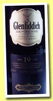Glenfiddich 19 yo 'Age of Discovery' (40%, OB, Bourbon, 2012)